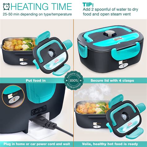 forabest electric lunch box review|best portable heating lunch box.